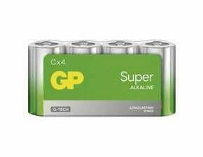 Baterie alkalická GP SUPER B01304 C (LR14) 4SH