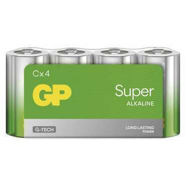 Baterie alkalická GP SUPER B01304 C (LR14) 4SH