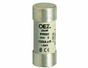 OEZ:13790 PV522 25A gR Pojistková vložka RP 0,05kč/ks
