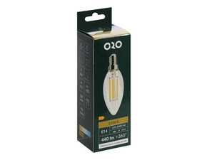 LED filamentová žárovka LED-POL Claro E14 C35 4W teplá bílá