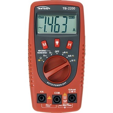 NG NM 00200035  Digitální multimetr Testboy 2200, CAT II 400V, CAT III 300V