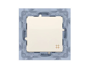 Přepínač křížový SIMON 10 CW7.01/41, řazení 7, 10 A/250 V~, šroubové svorky, krémová