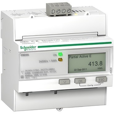 SCHN A9MEM3455 Elektroměr iEM3455, nepřímé měření, komunikace Modbus