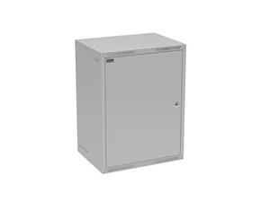 Rozvaděč nástěnný SOLARIX GrandN-16U-645-21-G, 19", 16U, RAL 7035, 600x450 mm, plechové dveře