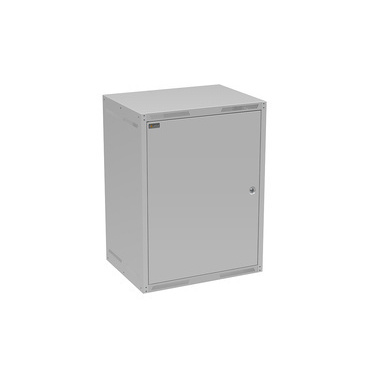 Rozvaděč nástěnný SOLARIX GrandN-16U-645-21-G, 19", 16U, RAL 7035, 600x450 mm, plechové dveře