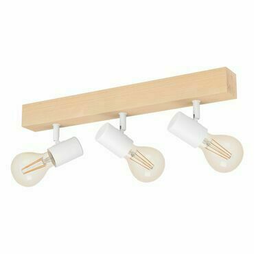 EGLO BALKEN/3 E27 HOLZ/WEISS 'TOWNSHEND 3'
