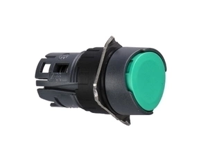 SCHN ZB6AA3 Ovládací hlavice stiskací, lícující s návratem - zelená