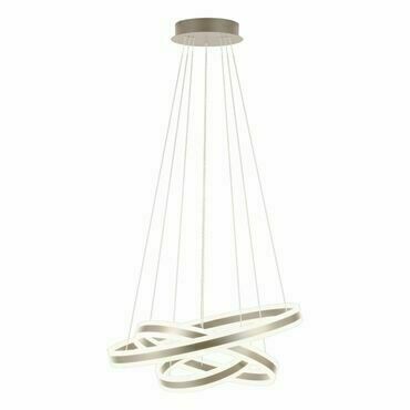 EGLO LED-HL 3XRING CHAMPAGNER/SAT.'TONARELLA'