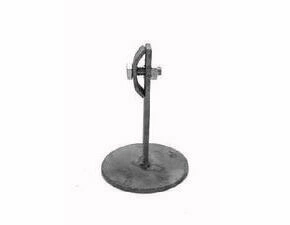 Podpěra vedení KOVO 20930 PV 21 nalepovací-ocel/šroub M8 (L-55mm), podpěra