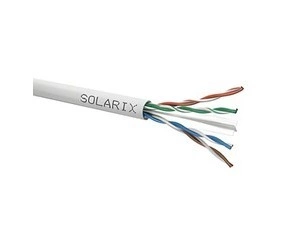 Kabel datový SOLARIX SXKD-6-UTP-PVC, CAT6, UTP, PVC, Eca, 305 m, šedá