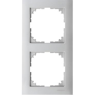SCHN MTN4020-3660 Merten - Rámeček dvojnásobný M-Pure, Aluminium