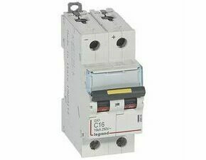 Jistič dvoupolový LEGRAND 409568 DX3 DC 2P C16 16KA