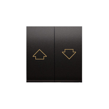 Kryt pro žaluziový ovladač SIMON DKZP1W/48, SZP1WM, antracitová metalizovaná