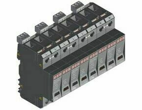SEZ POm I 3 LCF 75 Přepěťová ochrana POm I 3 LCF 75 kA 280 V/25 kA, modulární, monoblok, B+C+D