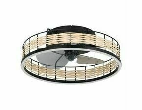 EGLO LED-CCT-VENTILATOR AC SW/BAMBUS 'FRANA'