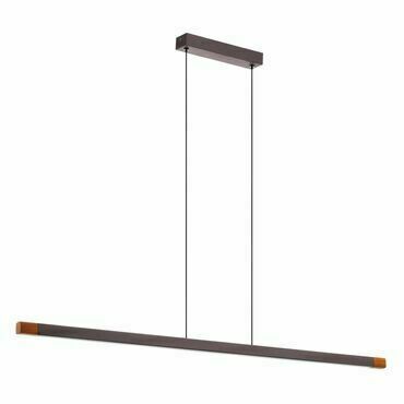 Svítidlo závěsné EGLO LED-HL L-1260 ALU HOLZ WS LISCIANA