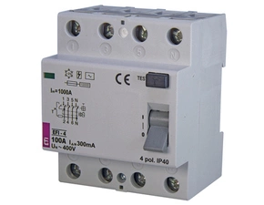 Chránič čtyřpolový ETI 002062155 EFI-4 AC 100/0,3