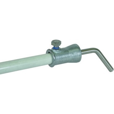 DEHN 106342  Upevňovací adaptér 130° nerez s objímkou odlitek Zn, D 16mm  pro iso DEHN DEHN