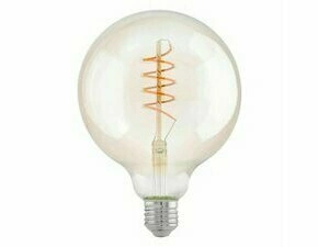 LED žárovka EGLO LM-E27-LED G125 4W 2200K AMBER SPIRAL
