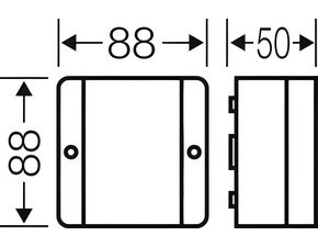 HEN DP 9020 Krabcová rozvodka pro chráněné instalace IP 54, bez svorkovnice, použití i pro lištový a