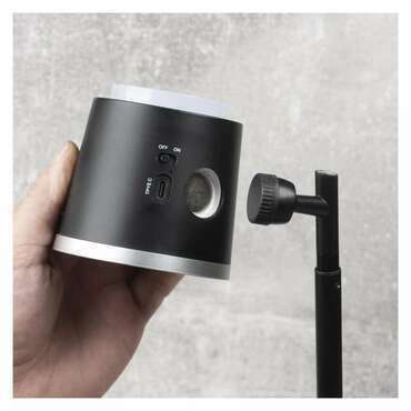 EMOS Z7636B LED STOLNÍ LAMPA ABBIE ČERNÁ
