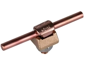 DEHN 301017  Svorka KS, M12 Cu-bronz, pro prům. 6-10mm jednodílná s pérovou podložkou DEHN DEHN