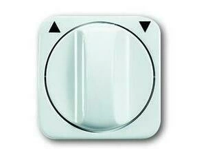 Kryt spínače ABB Zdravotnictví 2CKA001753A2264, alpská bílá, žaluziového, s otočným ovladačem