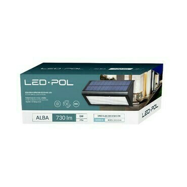 Fasádní a zahradní LED svítidlo LED-POL Alba 6W 3 Mic studená bílá