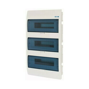 Rozvodnice zápustná EATON 284641 BC-U-3/36-ECO, průhledné plast. dveře, 3 řady, 36 modulů