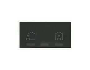 Kryt iO SIMON 10002036-238, Master spínač, Ahoj/Na shledanou, černá matná