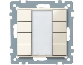 SCHN MTN617444 KNX tlač. panel 4-násobný plus, White, System M