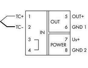 WAGO 857-810 Měřicí transformátor teploty pro termočlánky