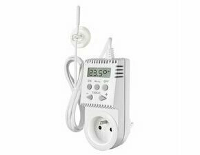 ELB 0157 TS06-E Digitální zásuvka s externím čidlem teploty  v délce 160cm. Vhodné nejen pro regula