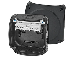 HEN DK 0606 B krabicová rozvodka pro vnitřní a venkovní chráněné instalace IP 66, se svorkovnicí do