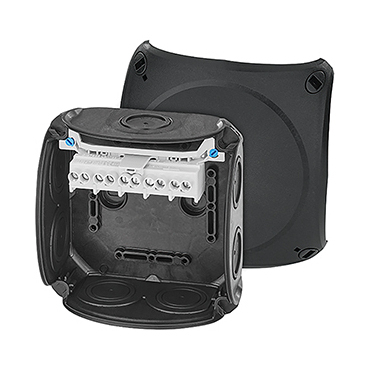 HEN DK 0606 B krabicová rozvodka pro vnitřní a venkovní chráněné instalace IP 66, se svorkovnicí do