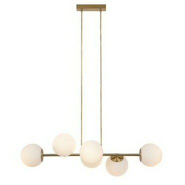 Závěsné svítidlo Kiara zlatá E27 6×35W RABALUX 72249