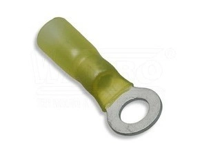 wpr8764 OKSM-6-M4 lisovací oko se smrštitelnou bužírkou s termoplastickým lepidlem, 4,0 - 6,0 mm2, o