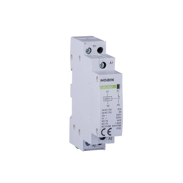 Relé instalační NOARK 102402 Ex9CH20 11 220/230V 50/60Hz, 20 A, ovl. 220/230 V, 1 NC+1 NO kon