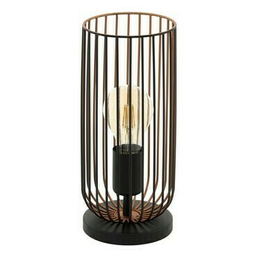 Svítidlo stolní EGLO TL 1 E27 SCHWARZ KUPFER ROCCAMENA