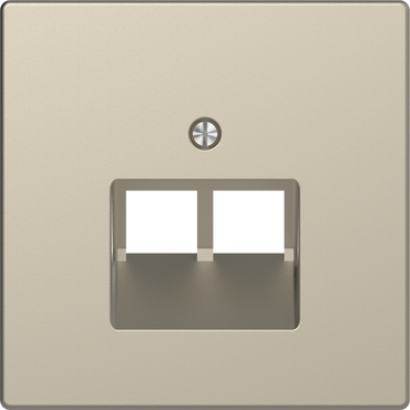 SCHN MTN4522-6033 Centrální deska, Merten D-Life, pro dvojnásobný mechanismus datové zásuvky, Sahara