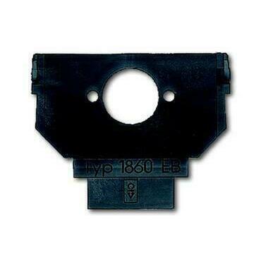 Maska nosná ABB 2CKA001764A0117, černá, 1x vestavná diodová zásuvka (upevnění šrouby)