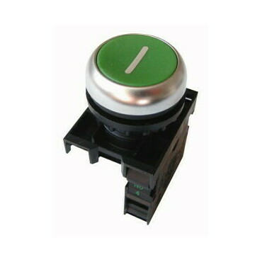 EATON 216512 M22-D-G-X1/K10 Tlačítko zapuštěné zelené, kompletní přístroj, 1Z