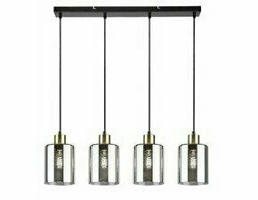 Svítidlo závěsné RABALUX 72247 PEREZ matná černá E27 4x MAX 40W