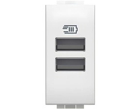 LEG N4191AA BTLLT NABÍJEČKA USB A+A 1M BÍLÁ