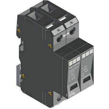 SEZ POm I N-PE 100 Přepěťová ochrana POm I N-PE 100 kA 260 V/100 kA, modulární, monoblok, B+C+D