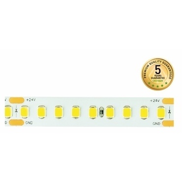 Pásek LED GREENLUX 180LED/8W/m IP20 24V 5m (*5m=1ks), studená bílá