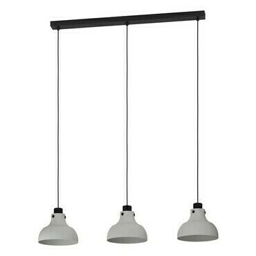 Svítidlo závěsné EGLO HL 3 E27 GRAU SCHWARZ MATLOCK