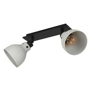 Svítidlo bodové EGLO BALKEN 2 E27 GRAU SCHWARZ MATLOCK