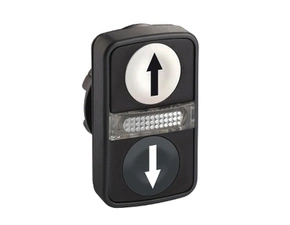 SCHN ZB5AW7A1724 Ovládací hlavice dvoutlačítková se signálkou