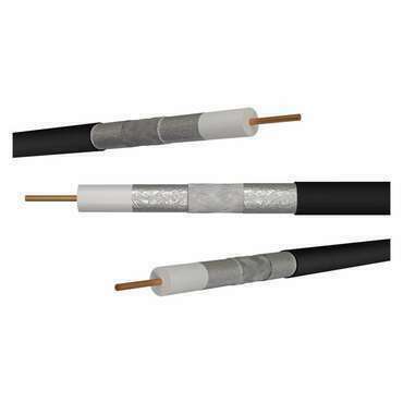 Kabel koaxiální EMOS CB113UV, PVC, UV, průměr vodiče 1,13mm, průměr pláště 7,05mm, venkovní, 250m